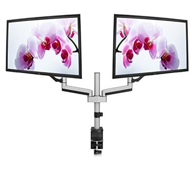 V7 Monitorhouder voor dubbel touchscreen, grijs