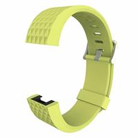 Fitbit Charge 2 siliconen bandje - Maat: Large - Groen - thumbnail