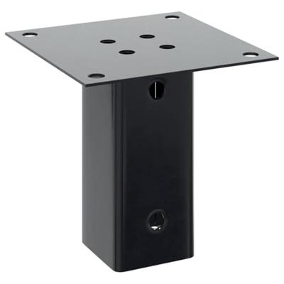 Spokkels vierkant 4 st 71x71 mm gepoedercoat staal antraciet Spokkels vierkant 4 st 71x71 mm gepoedercoat staal antraciet