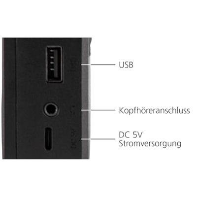 Imperial DABMAN 17 draagbare DAB+/FM-radio met Bluetooth zwart - 22-128-00 Imperial DABMAN 17 draagbare DAB+/FM-radio met Bluetooth zwart - 22-128-00