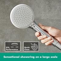 Hansgrohe Unica C glijstangset met handdouche Croma 100 Vario 90cm chroom 27771000 - thumbnail