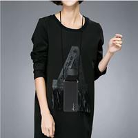 Lunso - Backcover hoes met koord - Samsung Galaxy S22 Plus - Zwart - thumbnail