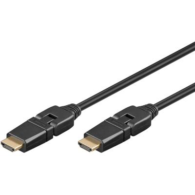 goobay High-speed HDMI 360° kabel met Ethernet goobay High-speed HDMI 360° kabel met Ethernet