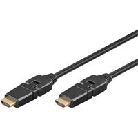 goobay High-speed HDMI 360° kabel met Ethernet - thumbnail
