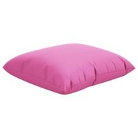 VidaXL Spreidkussens effen 4 pcs roze 40 x 40 cm polyester stof - thumbnail