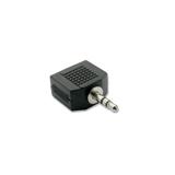 Intronics OEM MA80 3,5mm jack stereo male naar 2 x 3,5mm jack stereo female adapter