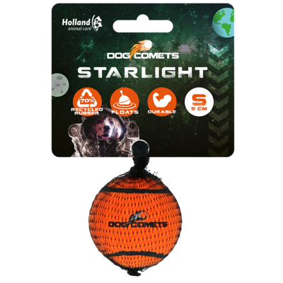 Dog comets Starlight Tennisbal S Oranje 1st