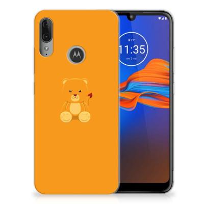 Motorola Moto E6 Plus Telefoonhoesje met Naam Baby Beer Motorola Moto E6 Plus Telefoonhoesje met Naam Baby Beer