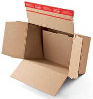 Colompac verzenddoos CP141, ft 22,9 x 16,4 x 5 - 11,5 cm, bruin - thumbnail