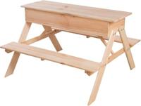 Picknicktafel met zandbak voor kinderen - thumbnail