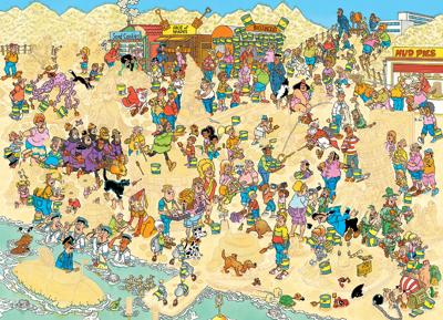 Jan van Haasteren - Zandsculpturen Puzzel 2000 Stukjes