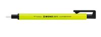 Tombow • precision eraser mono zero, refillable, round tip 2,3 mm diameter, neon yellow - thumbnail