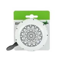 Widek ding dong bel groot mandala zebra black op kaart - thumbnail