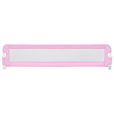 VidaXL Bedhekje peuter 180x42 cm polyester roze - thumbnail