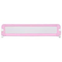 VidaXL Bedhekje peuter 180x42 cm polyester roze - thumbnail