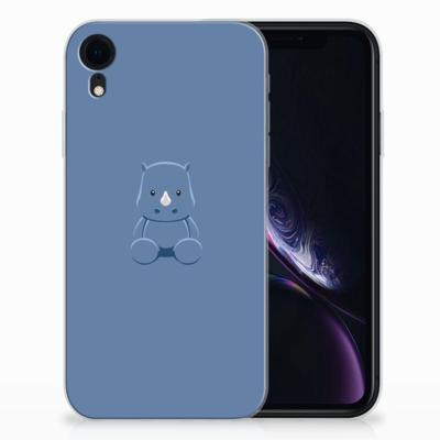 Apple iPhone Xr Telefoonhoesje met Naam Baby Rhino Apple iPhone Xr Telefoonhoesje met Naam Baby Rhino
