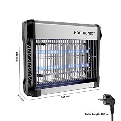 Elektrische Muggenlamp - 16 Watt - 4200 Volt - Geschikt voor 50m² - UV Vliegenlamp - Insectenlamp - Incl. stekker - Hoog voltage - Extra Krachtig
