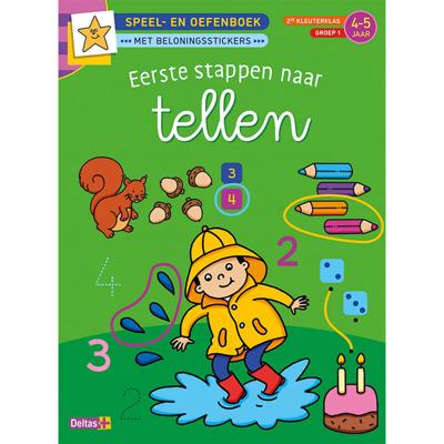 Speel- en oefenboek met beloningsstickers (4-5 j.) - Eerste stappen naar tellen