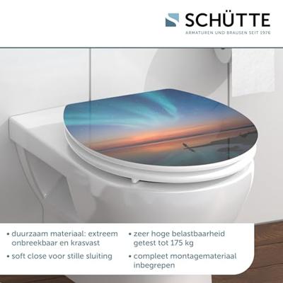 Schutte MDF High Gloss WC-bril POLAR LIGHTS met soft-close
80548 Schutte MDF High Gloss WC-bril POLAR LIGHTS met soft-close
80548