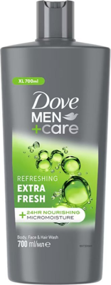 Dove Men+Care Refreshing Extra Fresh - Body, Face & Hairwash Dove Men+Care Refreshing Extra Fresh - Body, Face & Hairwash