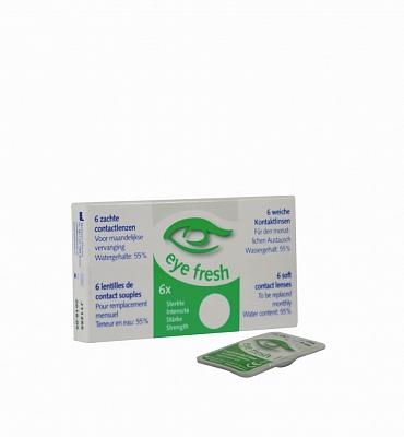 Eyefresh Maandlenzen -1.75 6 Stuks