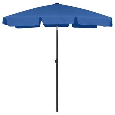 VidaXL Strandparasol 180x120 cm azuurblauw