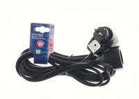 REV 0016150514 Stroom Verlengkabel Zwart 5.00 m H05VV-F 3G 1,5 mm² - thumbnail