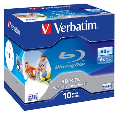 Verbatim 43736 Lees/schrijf blu-ray disc BD-R 50 GB 10 stuk(s) Verbatim 43736 Lees/schrijf blu-ray disc BD-R 50 GB 10 stuk(s)