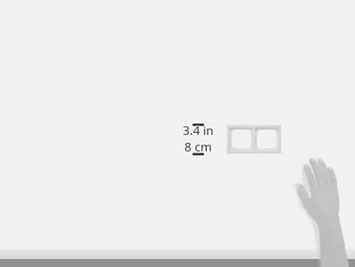 Busch-Jaeger 2-voudig afdekraam 1722-184K Future Linear Davos studiowit