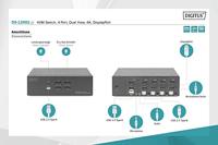 Digitus DS-12882 KVM-switch Zwart - thumbnail