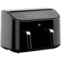 aeco aeco DUO Airfryer 9 l 2850 W Timerfunctie, Anti-aanbaklaag Zwart - thumbnail