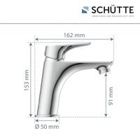 SCHÜTTE wastafelmengkraan boston chroomkleurig - thumbnail