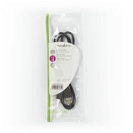 USB 2.0-Kabel | A Male - Micro-B Male | 1,0 m | Zwart - thumbnail