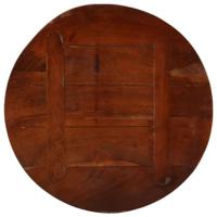 Tafelblad rond 50x1,5 cm massief gerecycled hout - thumbnail