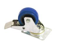 ROADINGER Swivel Castor 80mm blue with brake - thumbnail