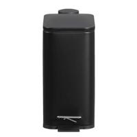 Pedaalemmer Slim - 5 liter - zwart - 28,9x14x28,3 cm - thumbnail