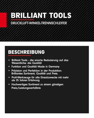 Brilliant Tools BT160703 Pneumatische haakse doorslijper