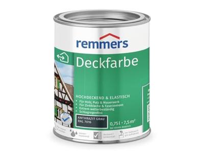 Remmers Tuinhuis Beits Color - Inhoud: 0,75ltr, Kleur: Antracietgrijs