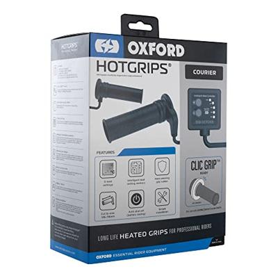 OXFORD handvatverwarming "courier hotgrips®". heated grips adv c 22+25mm open 5-stage