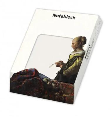 Memo blocnote: Brieflesendes Mädchen am offenen Fenster, Johannes Vermeer