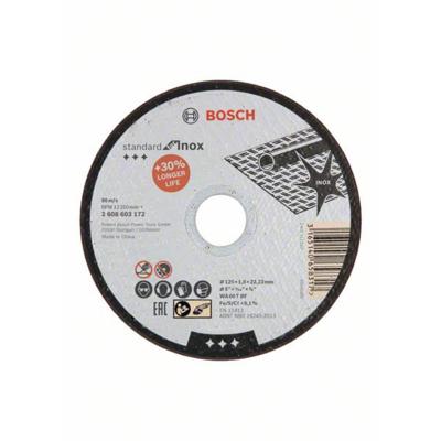 Bosch Accessories 2608603172 2608603172 Doorslijpschijf recht 125 mm 1 stuk(s) Staal Bosch Accessories 2608603172 2608603172 Doorslijpschijf recht 125 mm 1 stuk(s) Staal