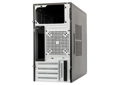 Chieftec CT-04B-OP Mini-tower PC-behuizing Zwart