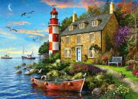 Falcon legpuzzel The Lighthouse Keeper's Cottage 1000 stukjes - thumbnail