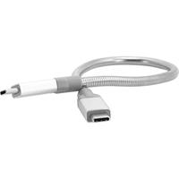 Verbatim Roestvrij stalen sync- & oplaadkabel - USB-C 3.1 naar USB-C 3.1, 30 cm, Sync + Charge, silver - thumbnail