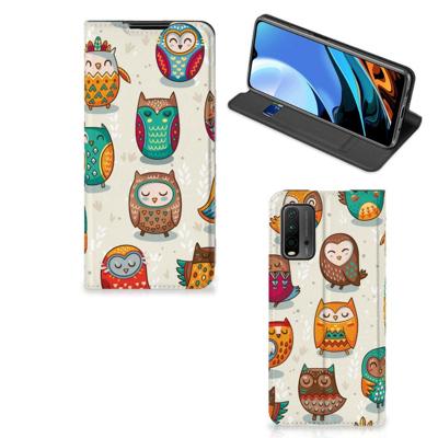 Xiaomi Poco M3 | Redmi 9T | Hoesje maken | Vrolijke Uilen