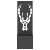 VidaXL Tuin privacy screen zwart 50 x 140 cm koudgewalst staal - thumbnail