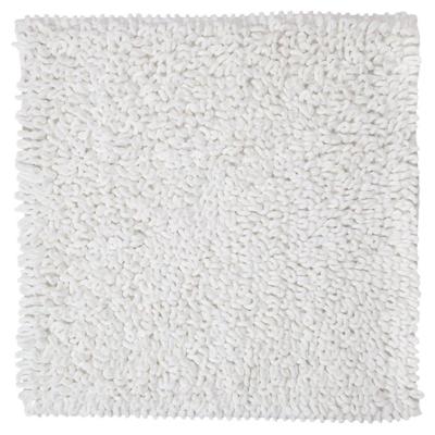 Badmat Sealskin Twist 60x60 cm Microfibre Wit