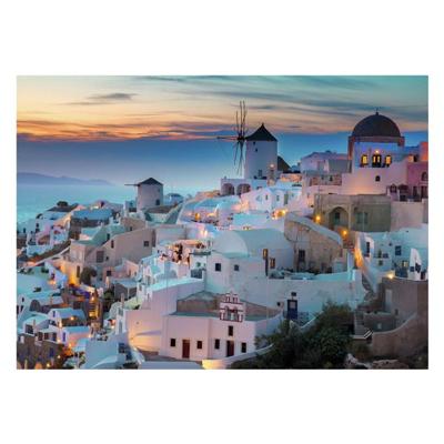 Ravensburger puzzel avond in Santorini - 1000 stukjes