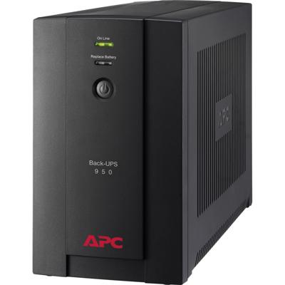 APC Back-UPS 950 - UPS - 230 Volt wisselstroom V - 480 Watt - 950 VA 9 ampère-uur - USB - uitgangen: 4