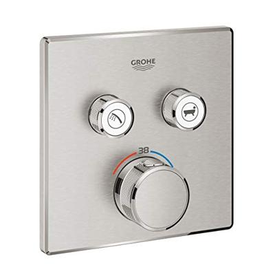 Grohe Grohtherm Smartcontrol Inbouwmengkraan Afbouwdeel 15,8x4,3x15,8 cm Supersteel